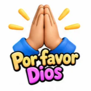 Por favor Dios - getsticker.com