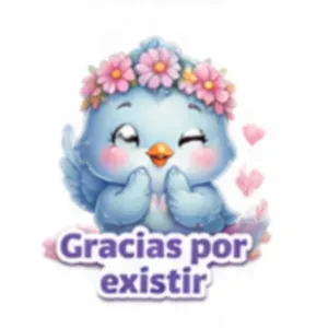 Gracias por existir - getsticker.com