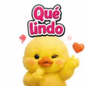 Qué lindo - getsticker.com