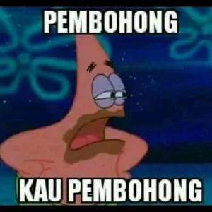 PEMBOHONG KAU PEMBOHONG - getsticker.com