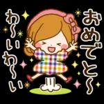 ほのぼのカノジョ♡春～初夏♪敬語スタンプ