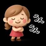 ず～っと使える♡大人ガールの素敵スタンプ