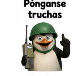 Pónganse truchas - getsticker.com