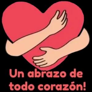 Un abrazo de todo corazón! - getsticker.com