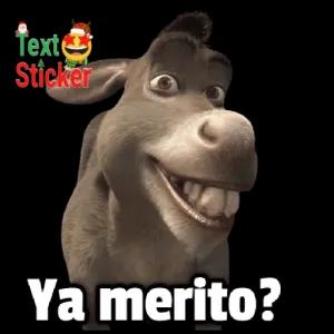 Ya merito? - getsticker.com