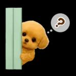 毎日使える【挨拶★返事】トイプードル