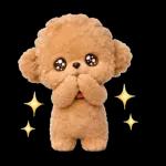 もふもふトイプードルの日常スタンプ