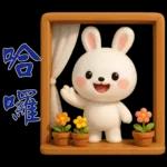 可愛白兔-實用短語