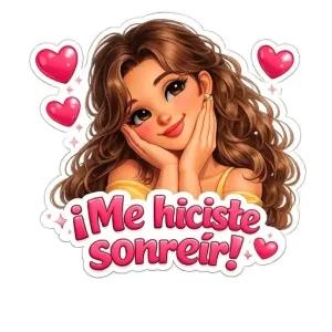 ¡Me hiciste sonreír! - getsticker.com