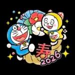 ドラえもん のんびりスタンプ(冬)