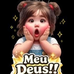 Meu Deus!! - getsticker.com