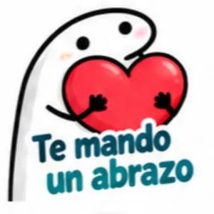Te mando un abrazo - getsticker.com