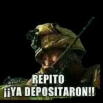 REPETO ¡¡YA DEPOSITARON!!