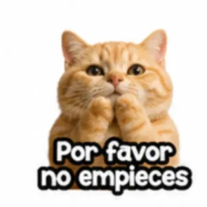 Por favor no empieces - getsticker.com
