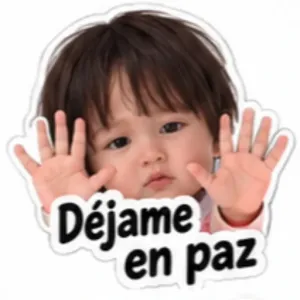 Déjame en paz - getsticker.com