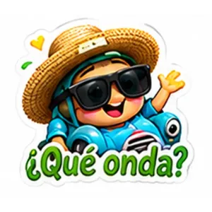 ¿Qué onda? - getsticker.com