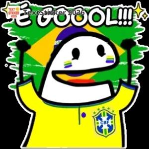 É GOOOL!!! TextSticker 2026 - getsticker.com