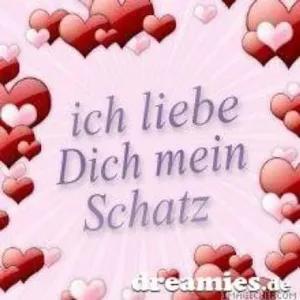 ich liebe Dich mein Schatz - getsticker.com
