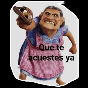 Que te acuestes ya - getsticker.com