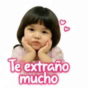 Te extraño mucho - getsticker.com