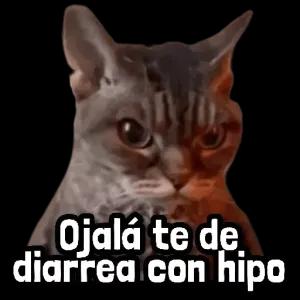 Ojalá te de diarrea con hipo - getsticker.com