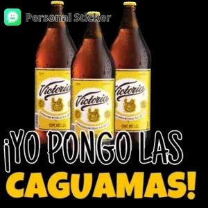 ¡YO PONGO LAS CAGUAMAS! - getsticker.com