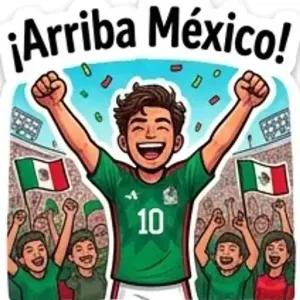 ¡Arriba México! - getsticker.com