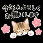 冬の毎日と年末年始☆猫たちのスタンプ２