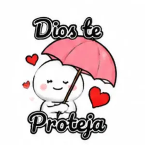 Dios te Proteja - getsticker.com