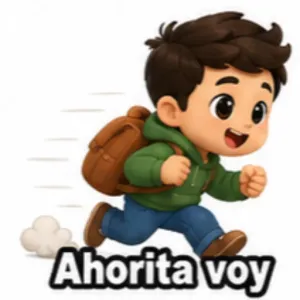 Ahorita voy - getsticker.com