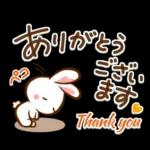 ほのぼの冬景色❤ハート耳のうさぎさん