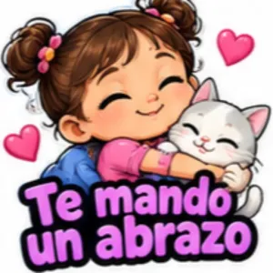 Te mando un abrazo - getsticker.com