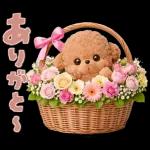 もふもふトイプードルの日常スタンプ