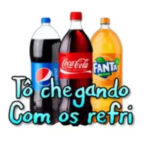 Tô chegando Com os refri - getsticker.com