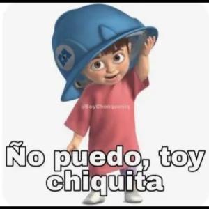 No puedo, toy chiquita - getsticker.com
