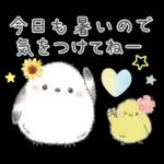 ゆるふわ♡夏のシマエナガさん