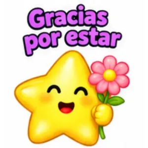 Gracias por estar - getsticker.com