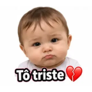 Tô triste - getsticker.com