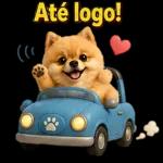 adesivos fofos de cachorro