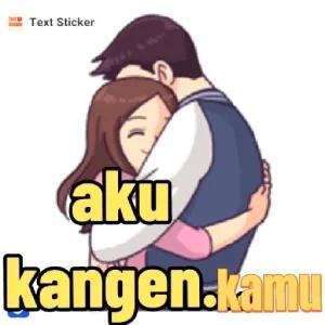 aku kangen.kamu - getsticker.com
