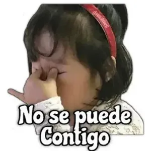 No se puede Contigo - getsticker.com