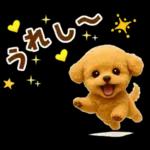毎日使える【挨拶★返事】トイプードル