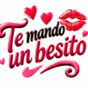 Te mando un besito - getsticker.com