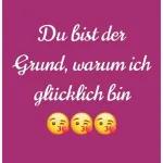 Du bist der Grund, warum ich glücklich bin