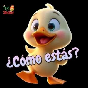 ¿Cómo estás? - getsticker.com