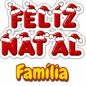 FELIZ NATAL Família - getsticker.com