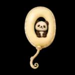 ぷっくり3D★パンダの誕生日