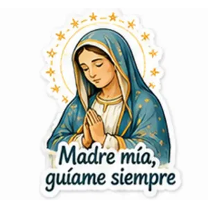 Madre mía, guíame siempre - getsticker.com