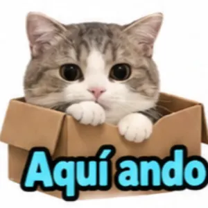 Aquí ando - getsticker.com