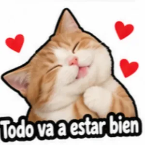 Todo va a estar bien - getsticker.com